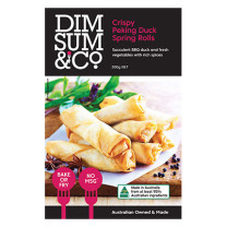 Dim Sum and Co Crispy Peking Duck Spring Roll