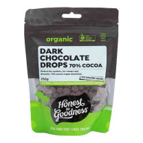 Honest To Goodness Dark Chocolate Drops Chips 70%