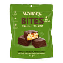 Wallaby Dark Chocolate Orange Almond and Coconut Bites