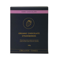 Organic Times Dark Chocolate Strawberries