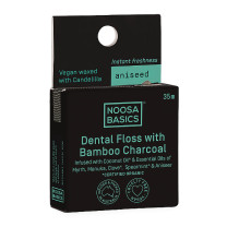 Noosa Basics Dental Floss with Bamboo Charcoal - Aniseed