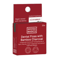 Noosa Basics Dental Floss with Bamboo Charcoal - Cinnamon