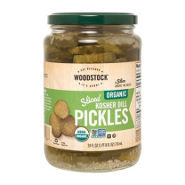 Woodstock Dill Pickles Sliced