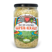 Peace Love and Vegetables Dill SuperKraut