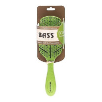 Bass Brushes Bio-Flex Detangler Hair Brush Green