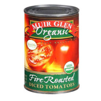 Muir Glen Fire Roasted Tomatoes Diced