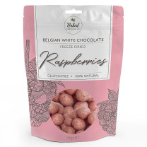 Naked Chocolate Co. Freeze Dried Raspberries White Chocolate