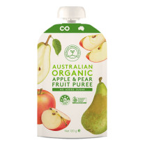 Australian Organic Food Co. Fruit Puree Apple and Pear Bulk Buy
