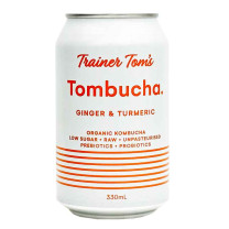 Trainer Tom's Ginger Turmeric Tombucha Kombucha