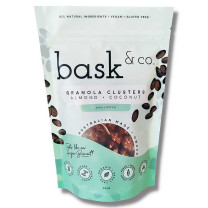 Bask and Co Gluten Free Granola Clusters Almond and Coconut