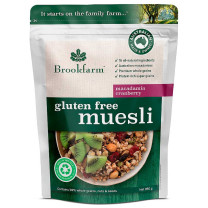 Brookfarm Gluten Free Macadamia Muesli with Cranberry