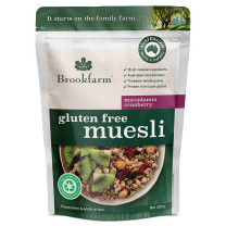 Brookfarm Gluten Free Muesli with Macadamia Cranberry