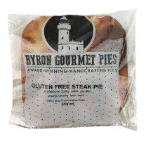 Byron Gourmet Pies Gluten Free Organic Steak Pie