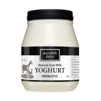Meredith Dairy Goats Yoghurt (black lid)