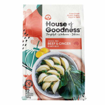House of Goodness Gourmet Dumplings - Beef and Ginger