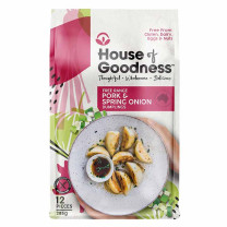 House of Goodness Gourmet Dumplings - Pork and Spring Onion