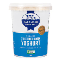Barambah Organics Greek (sweetened) Yoghurt