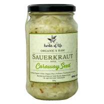 Herbs of Life Green Sauerkraut with Caraway