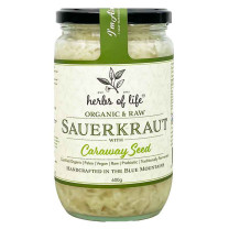 Herbs of Life Green Sauerkraut with Caraway