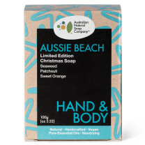 Australian Natural Soap Co Hand and Body - Christmas Edition - Aussie Beach