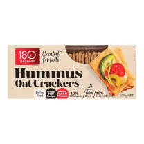 180 Degrees Hummus Oat Crackers