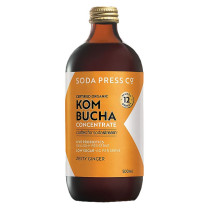 Soda Press Co. Kombucha Concentrate Zesty Ginger