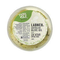Eat Organic Labneh with Extra Virgin Olive Oil and Za'atar
