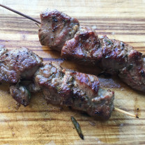 Feather and Bone Lamb Skewers - Mediterranean Marinated (Fresh)