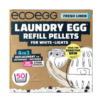 Ecoegg Laundry Egg Refill Pellets Fresh Linen White   Light