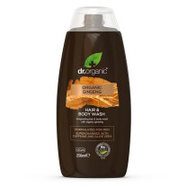 Dr Organic Men's Hair and Body Wash Organic Ginseng