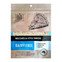 Dairy Free Down Under Mozzarella Style Shreds (vegan)