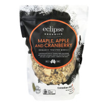 Eclipse Organics Muesli, Toasted Maple Apple and Cranberry