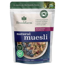 Brookfarm Natural Muesli with Macadamia Cranberry