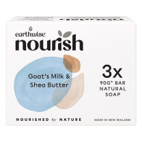 Earthwise Nourish Natural Soap Bar Goat's Milk and Shea Butter