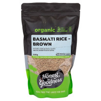 Honest to Goodness Organic Basmati Rice Brown