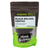 Honest to Goodness Organic Black Beluga Lentils