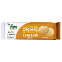 Perfect Earth Organic Brown Rice Crackers Original