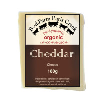 Paris Creek Organic Cheddar Cheese
