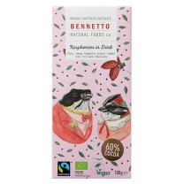 Bennetto Organic Dark Chocolate Raspberries