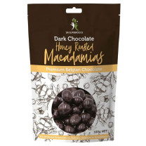 Dr Superfoods Organic Honey Roasted Macadamias Dark Chocolate