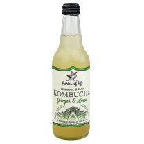 Herbs of Life Organic Kombucha Ginger and Lime