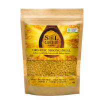 Sol Organics Organic Moong Dhal Yellow Lentil Dhal Mix