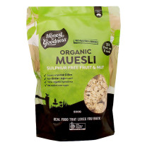 Honest to Goodness Organic Muesli Fruit and Nut