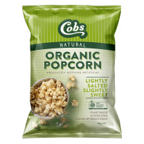 Cobs Organic Popcorn Lightly Salted Slightly Sweet