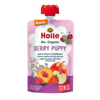 Holle Baby Food Berry Puppy - Apple and Peach with Fruits of the Forest