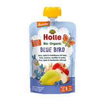 Holle Baby Food Blue Bird - Pear, Apple and Blueberries with Oats