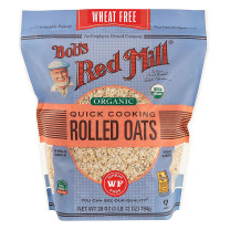 Bob’s Red Mill Organic Quick Cooking Rolled Oats Wheat Free
