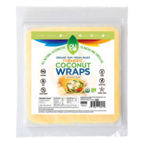 Nuco Organic Raw Coconut Wraps - Turmeric