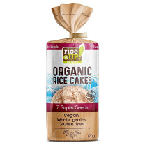 Rice Up Organic Brown Rice Cakes 7 Super Seeds