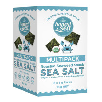Honest Sea Organic Seaweed Snacks Sea Salt